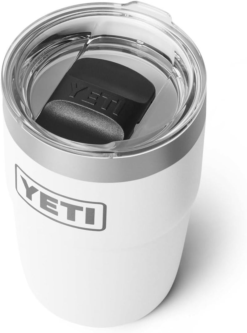 YETI Rambler 8 oz Insulated Coffee Mug with Lid - Stackable Double-Wall Vacuum Insulated Coffee Cup - DuraSip Ceramic Lining - Barista-Friendly Design - Stainless Steel - Dishwasher Safe - Image 3